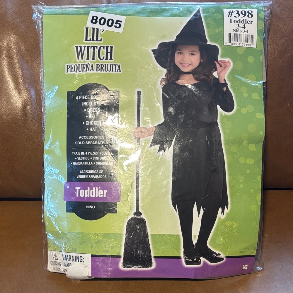 Toddler witch Costume - Black